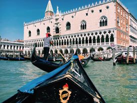 gondola ride Venice italy